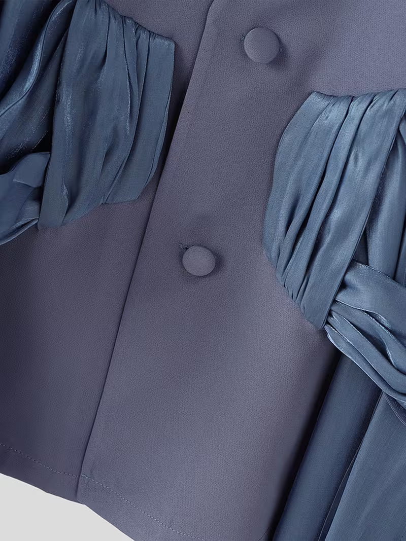 INCERUN Men Stylish Blazer | Long Sleeve V Neck Single Breasted Thin Party Club Leisure Blazer Coat Tops, Non-Stretch Fabric, Solid Color, Loose Fit for Spring/Fall