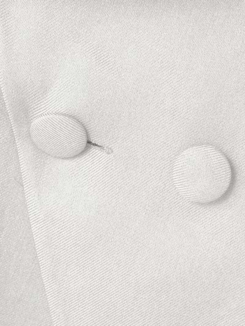 Men's Asymmetric Waterfall Collar Blazer Jacket - Double Button Front, Loose Fit Baggy Casual Coat, Thin Spring/Fall Outerwear, Machine Washable Hippy Style (No)