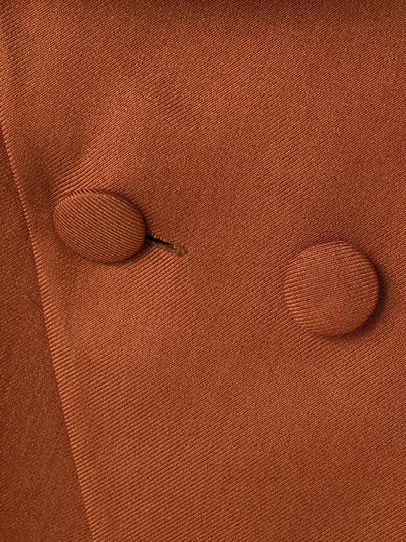 Men's Asymmetric Waterfall Collar Blazer Jacket - Double Button Front, Loose Fit Baggy Casual Coat, Thin Spring/Fall Outerwear, Machine Washable Hippy Style (No)